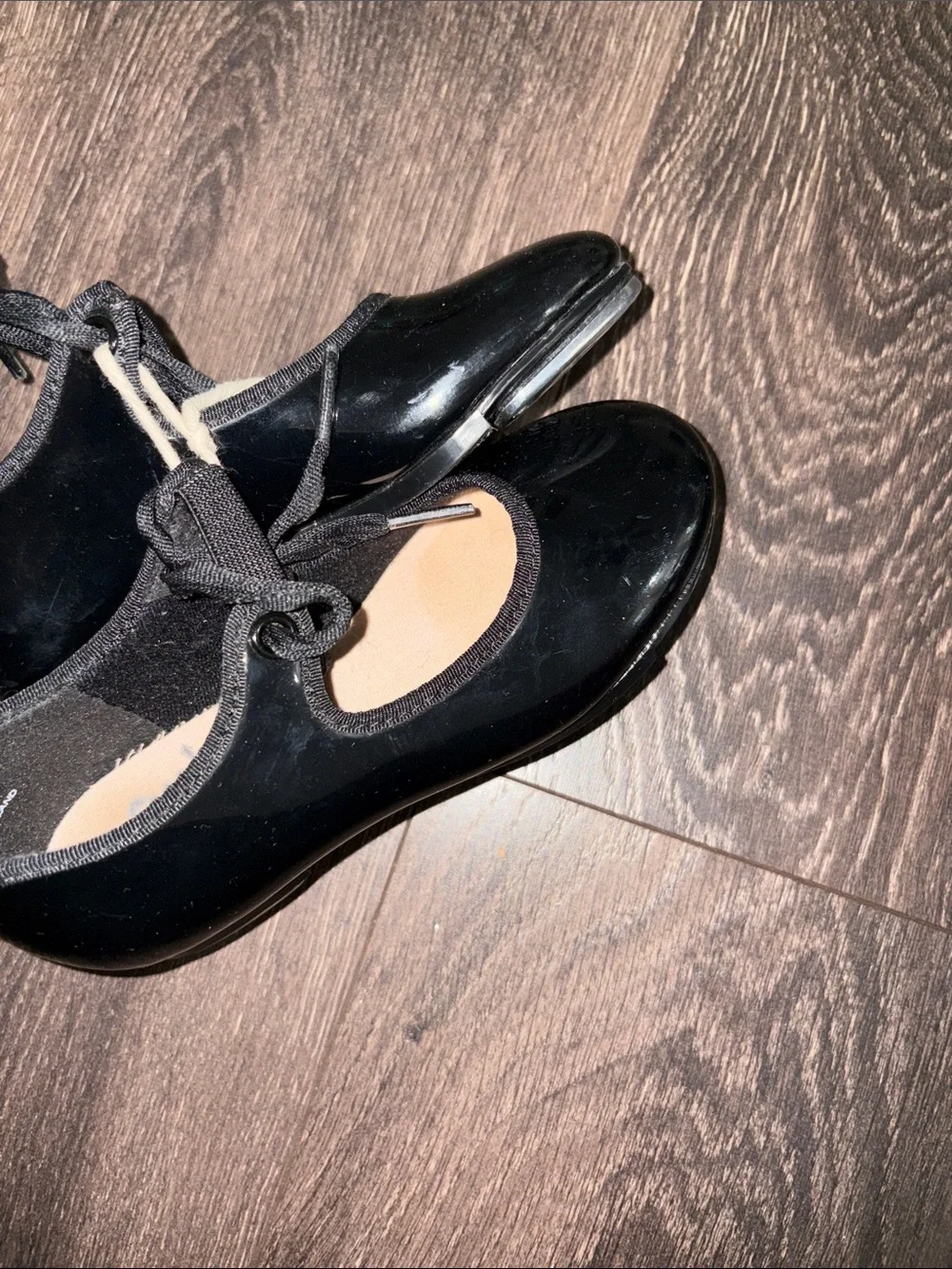 Capezio shiny black